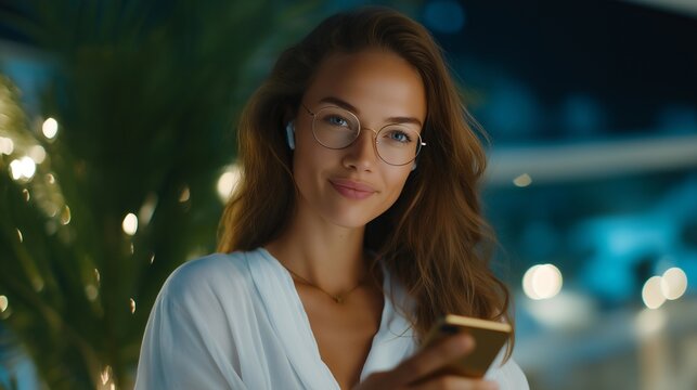 Digital marketing expert using virtual assistant to plan campaigns and analyze engagement, symbolizing AI marketing automation, social media insights, and predictive trend analysis. cinematic color - Powered by Adobe