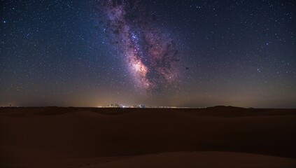 The Milky Way visible in areas with minimal light pollution