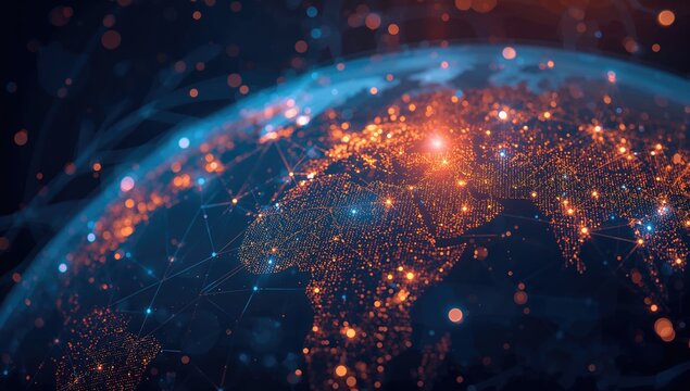 Energy Digitalization and Communication technology for internet business, operational efficiency