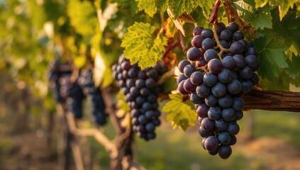 Black seedless grapes, rich in antioxidants, fiber-dense choice