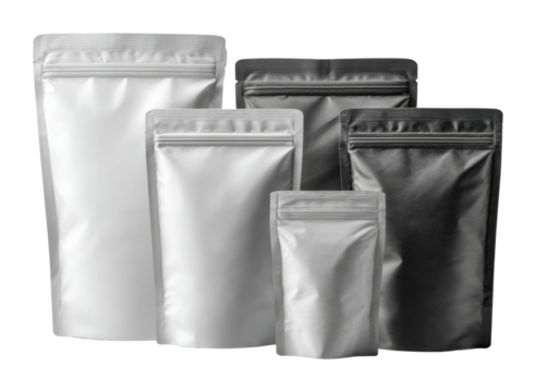 Packaging solutions for products industrial modern isolated on transparent background