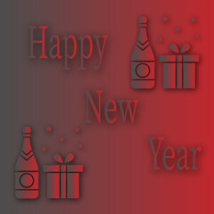 Festive New Year Celebration Design