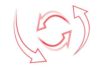 arrow red silhouette pack