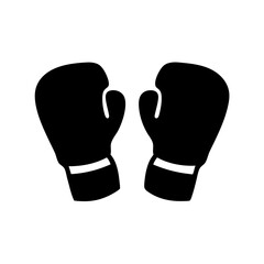 Pair of Black Boxing Gloves Symbolizing Strength, Power, and Protection