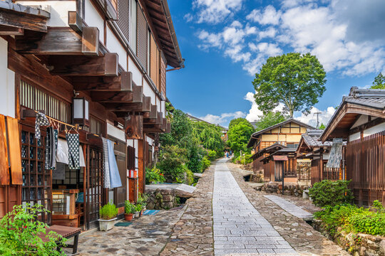 Magome, Japan Along the Nakasendo