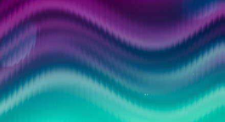 Abstract flowing waves of vibrant purple and teal colors creating a smooth gradient background effect