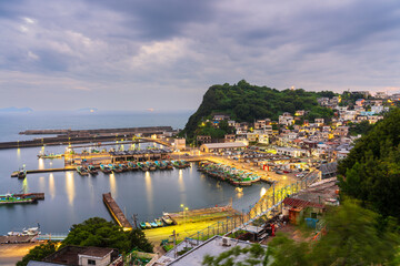 Fototapeta premium Saikazaki, Wakayama, Japan From the Fishing Port