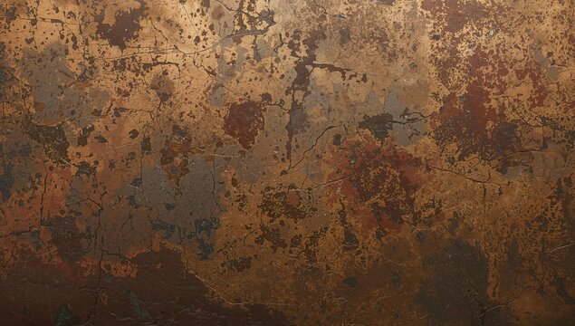 Bronze metal surface texture, ideal for background use in design and layout