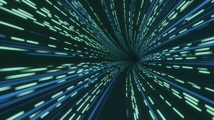 The Data Tunnel of Infinite Information Flow