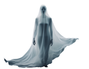 ghost on a white background