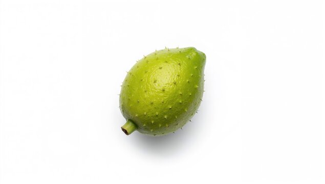 Top view of vibrant green Umbu fruit, highlighting its seasonal freshness