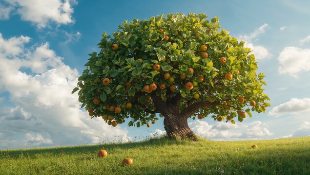 Fig growth in springtime, seasonal change
