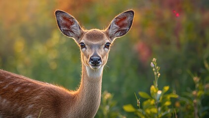 Colorful deer in a natural setting, capturing wildlife beauty, Earth Day