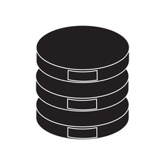Database glyph icon