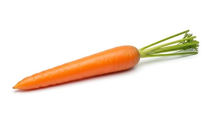 Orange carrot isolated on white background