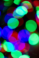 Background image of multi-colored light spots