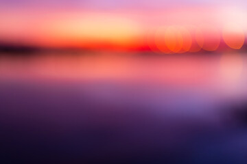 Colorful sky background, blurred focus,abstract blurred art beautiful sunset sky landscape background with flare light for design concept.