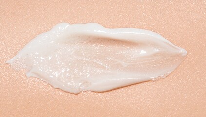 Obraz premium Close-up view of cosmetic cream texture