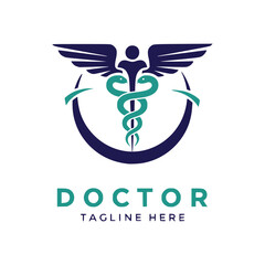 Health and medical logo template