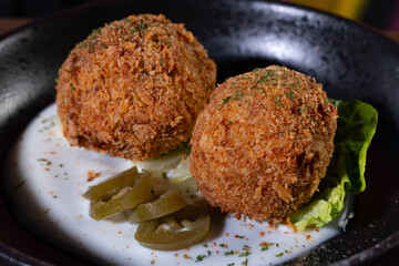 Curry Beef Croquette With Riita