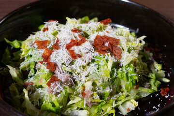 Deconstruction Ceasar Salad