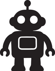 Robot scene vector art- রোবট 