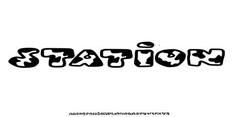 Elegant Font. Groovy Font. Graffiti Font. Creative Hand Drawn Uppercase. Street Art Classic Lettering Fashion Designs Typography modern serif decorative vintage concept vector illustration	