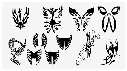 tribal wolf tattoo © MdRaiful