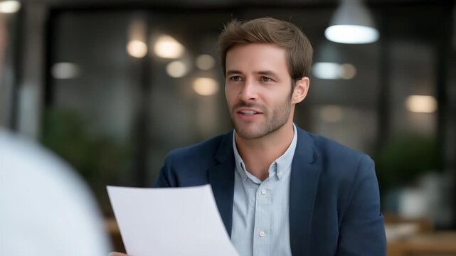 Client smiling while signing final insurance contract in modern office, symbolizing satisfaction, security, peace of mind, and success in professional financial cooperation.  cinematic color