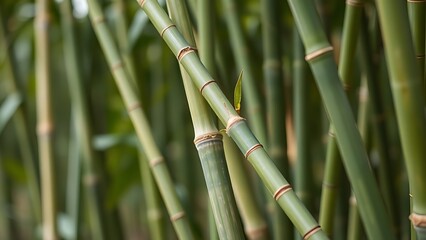 clacking. Bamboo stalks knocking together in the wind, close-up of intersecting canes. bar promotions, beverage menus, designed for product packaging and bar promotions, elevates brand perception.