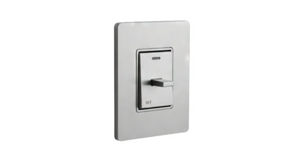 Modern Light Switch Dimmer Control Panel.