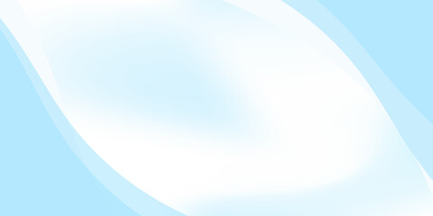 Abstract white wavy glowing lines on a blue background. Artistic Futuristic digital high-technology pattern. Health Care concept.