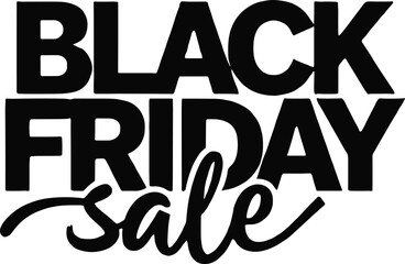 Bold Black Friday sale announcement for promotions