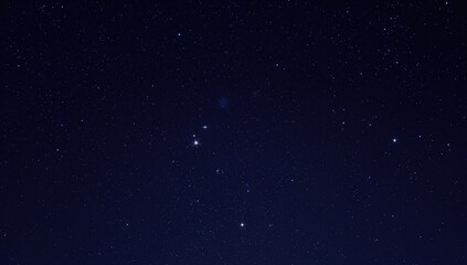 Obraz premium Abundant stars twinkling in a dark night sky, celestial beauty
