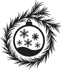 Obraz premium Christmas Ornament Laser Cut Bundle 