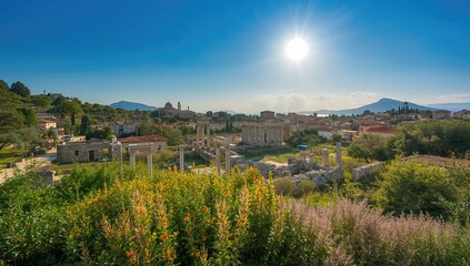 Obraz premium Antalya Side Ancient City Capture, tourism attraction, historical significance