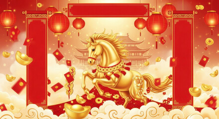 2026 Golden Steed Brings Blessings and Welcomes the New Year