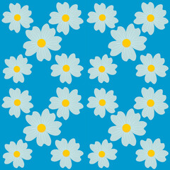 seamless pattern, floral, flower, yellow, ditsy, small flowers, tiny flowers, cute, sweet, aesthetic, spring, summer, background, wallpaper, texture, fabric, textile, repeat pattern, vector, illustrat