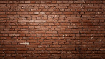 Surface and background of old red brick wall
