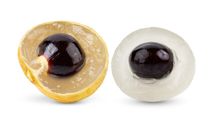 longan isolated on transparent png ( image from camera )