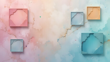 Old house exterior with a textured wall, small window and shutter in an ancient building facade