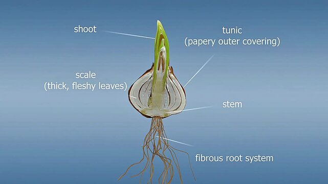 Plant Bulb anatomy
