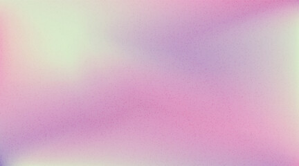 Vector illustration of soft colorful gradient background with smooth color transitions with trendy retro grain texture