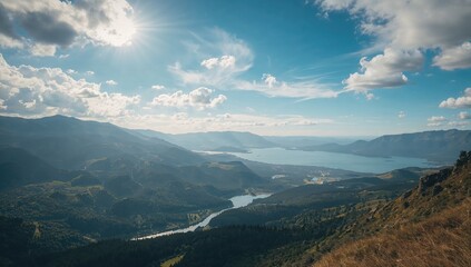 Fototapeta premium Stunning panoramas from a high vantage point