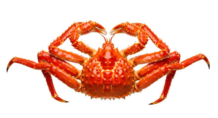 King crab isolated on transparent background