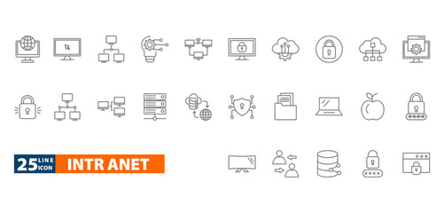 intranet outline icon sheet