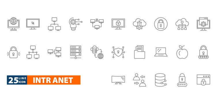 intranet outline icon sheet