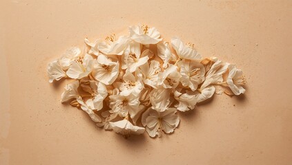 Dried White Champaka Flowers for Natural Healing, herbal benefits