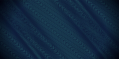 Abstract background algorithm binary programming code onl dark. Concept digital data technology. Vector illustration.