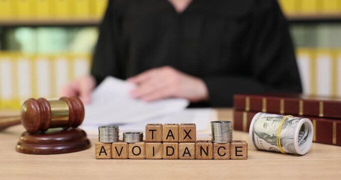 Exploring the complexities of tax avoidance in a courtroom setting with focused discussions on finance and law